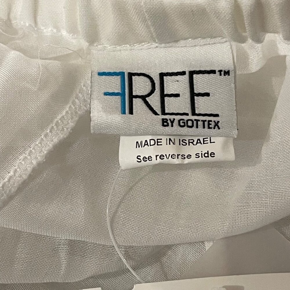 NWT Free by Gottex White Wide Leg Pants size medium new - Picture 6 of 11